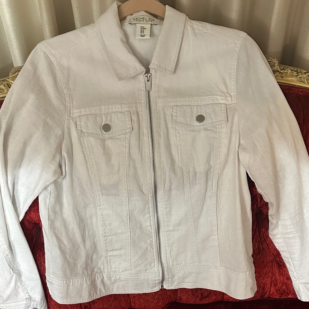 Rachel Zoe Light Cream Jean Jacket